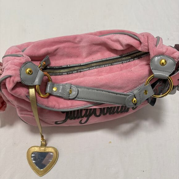 VTG Juicy Couture Shoulder Bag Dust Bag Included Pink Women's O/S - Picture 2 of 8